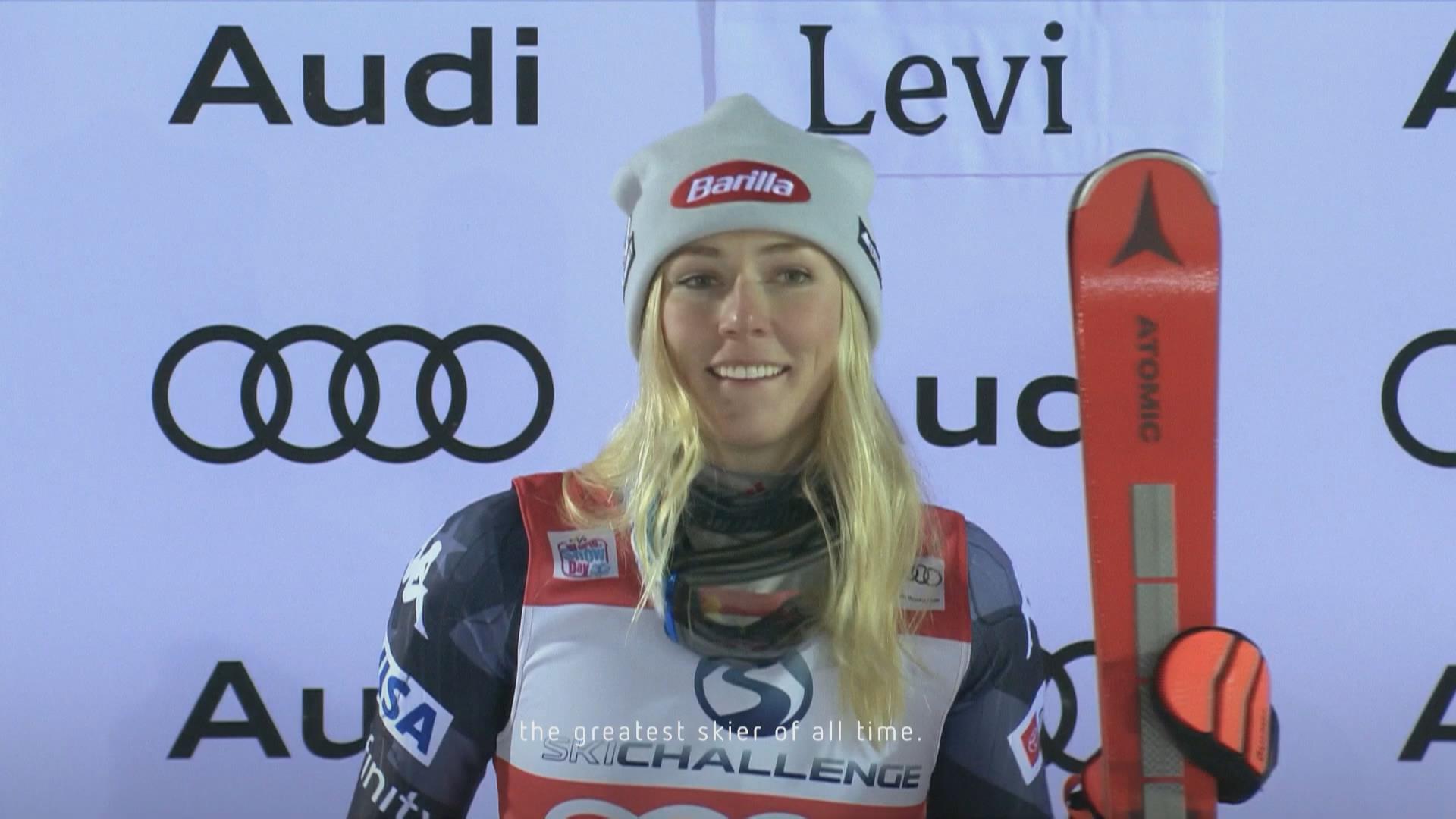 MIKAELA SHIFFRIN SCIATRICE PIÙ PREMIATA AL MONDO DA ANNI BARILLA AL